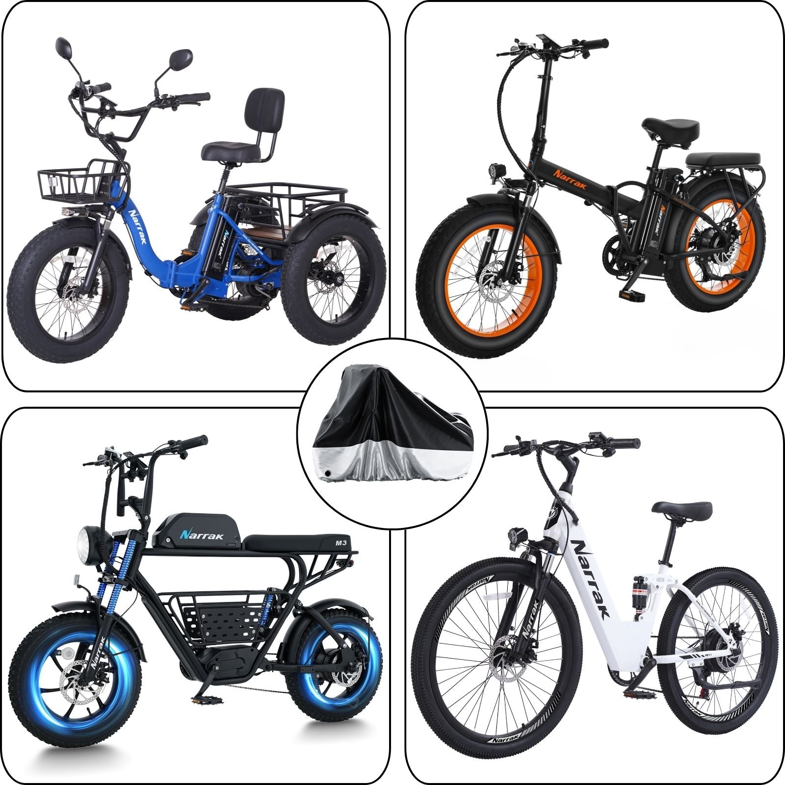Protective Outdoor Bike Cover for All Narrak Bikes