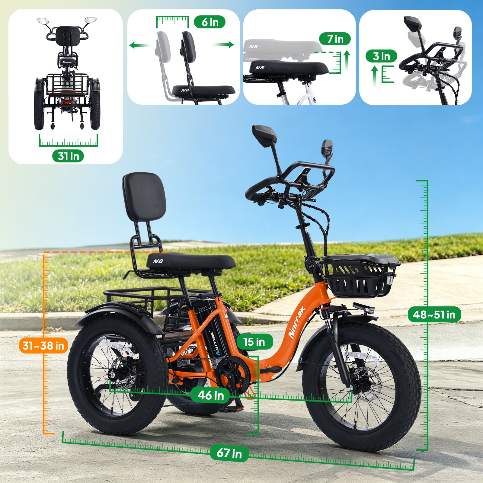 Narrak N8 semi-recumbent electric tricycle - assembly and unboxing