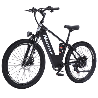 Electric Mountain Step Over E-Bike White