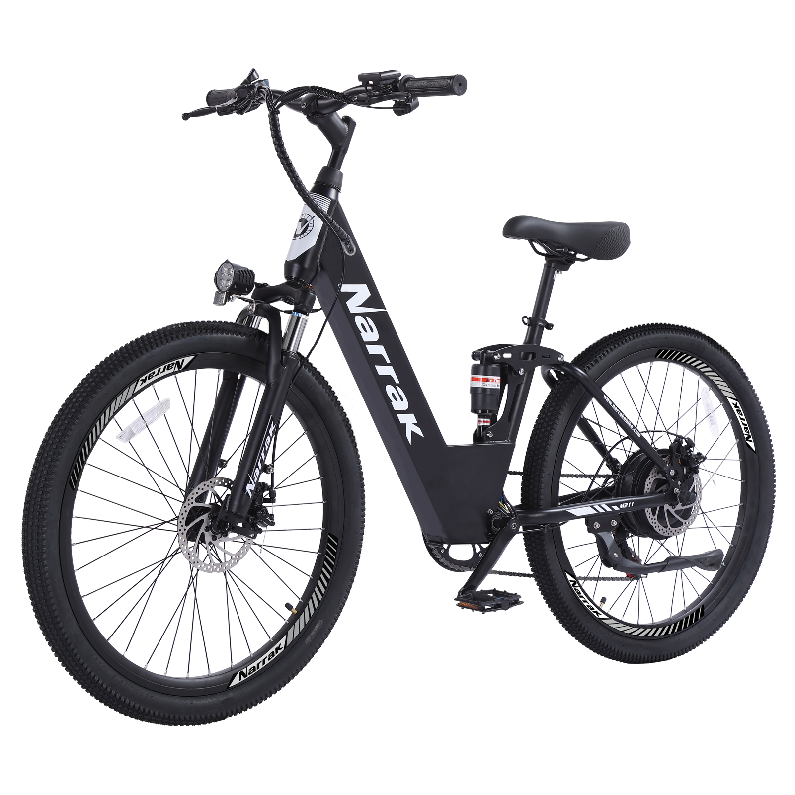 Electric Mountain Step Thru E-Bike Black