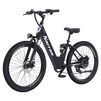Electric Mountain Step Thru E-Bike Black