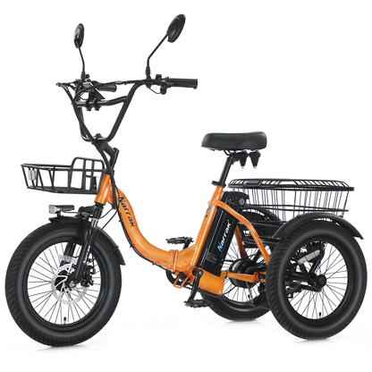 Narrak N3 electric tricycle - folding mechanism