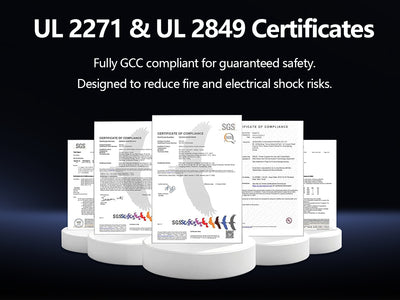 UL Certified Battery - Safety Industry Benchmark