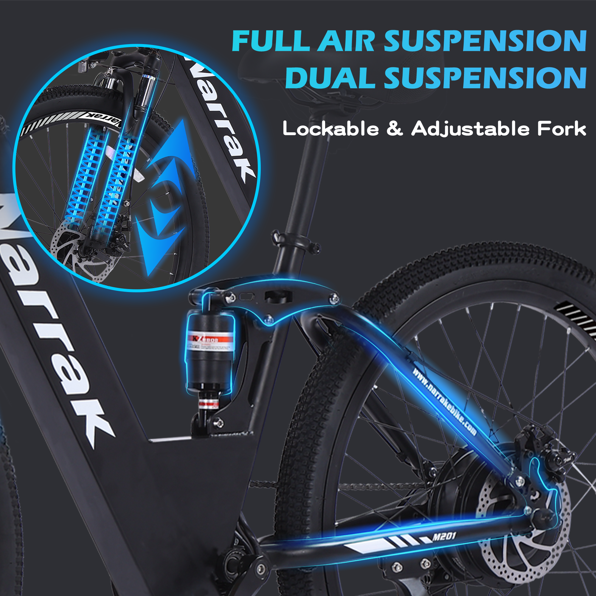 Electric Mountain Step Thru E-Bike Black