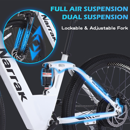 Electric Mountain Step Thru E-Bike Black
