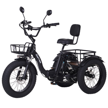 Folding Electric Tricycle S180 Black