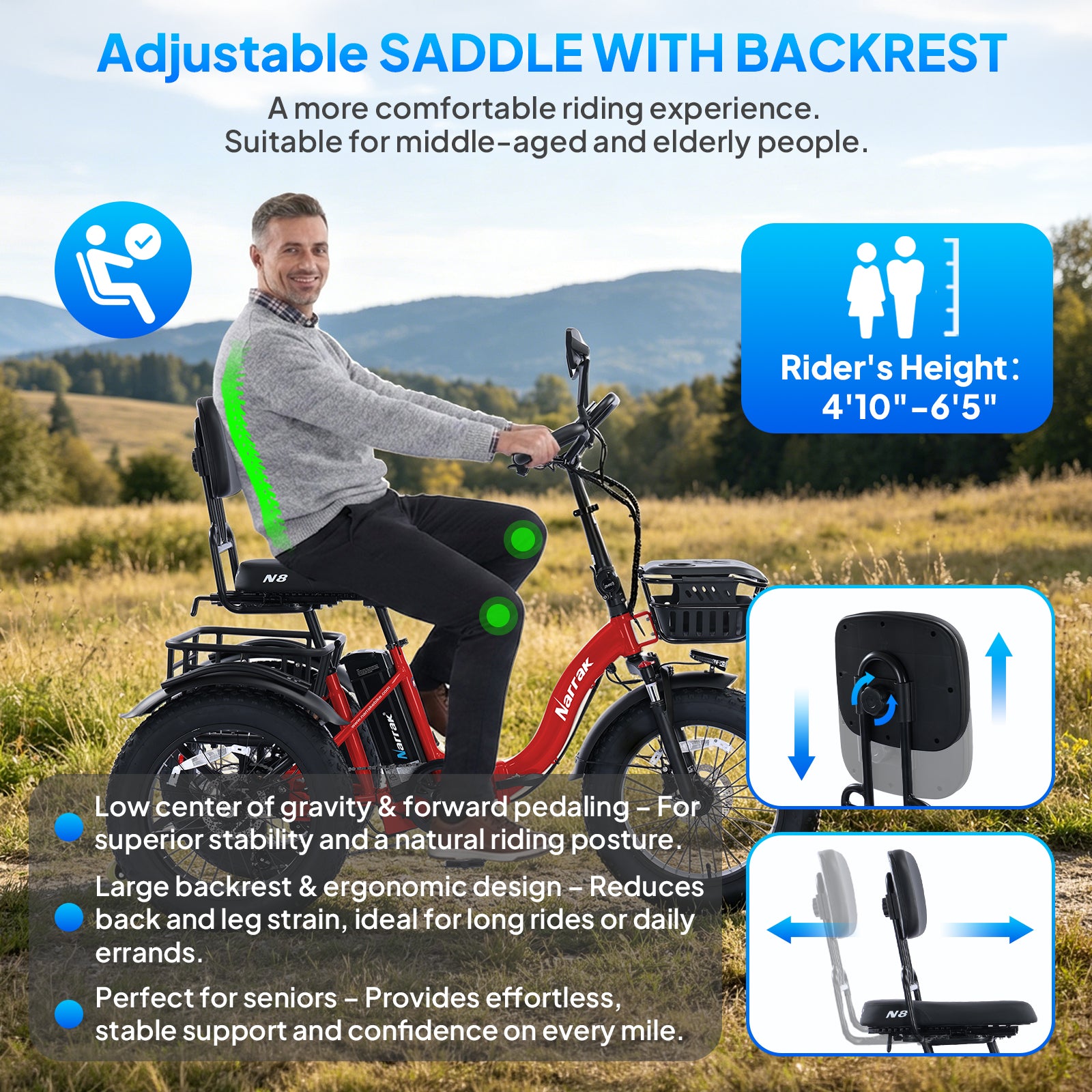 Narrak N8 semi-recumbent electric tricycle - assembly and unboxing