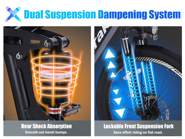 Narrak e-bike image - 5 suspension bk