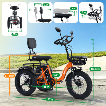 Narrak N8 semi-recumbent electric tricycle - assembly and unboxing