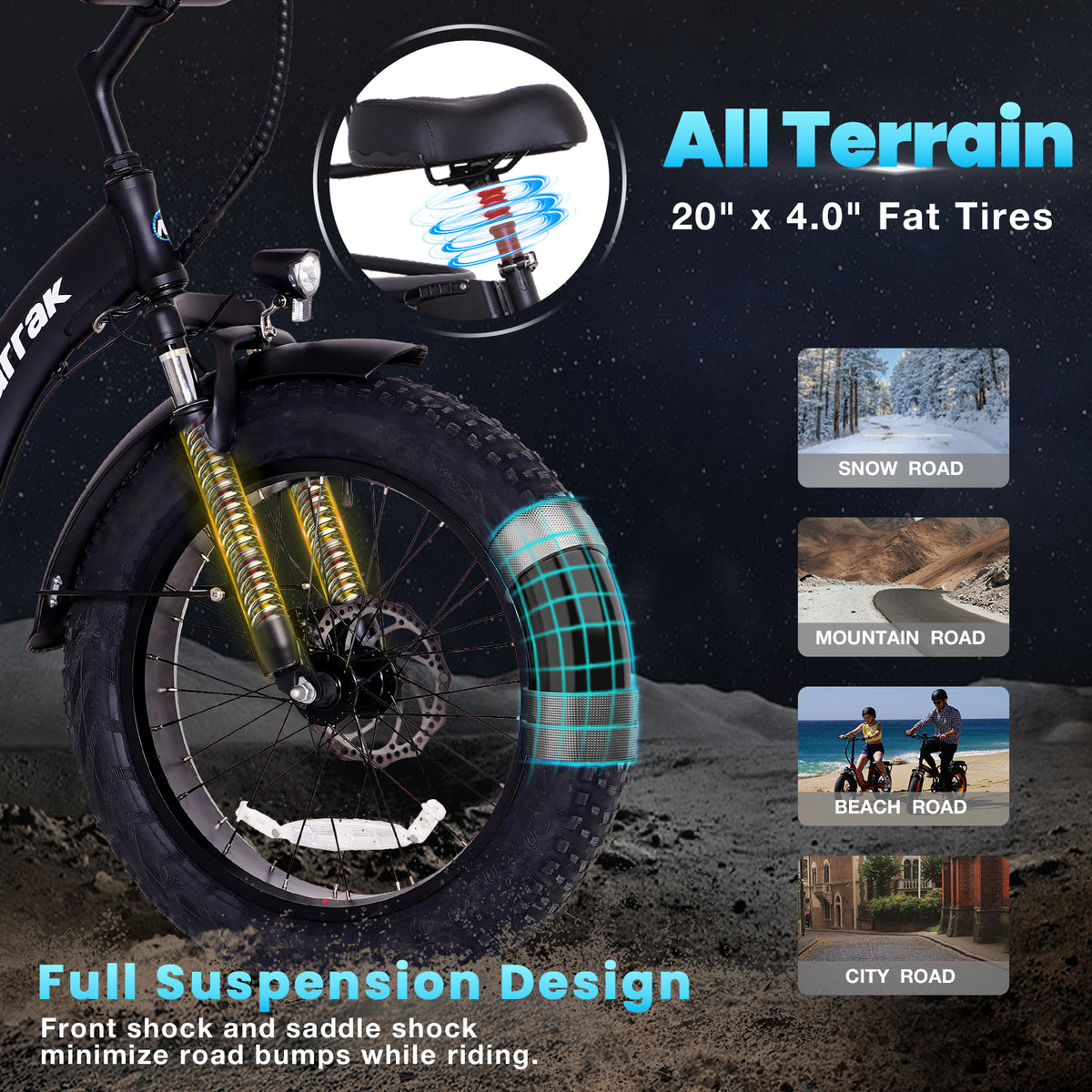S180 Folding E-Trike: Hydraulic Diff, 50-Mi | Narrak – Narrak E-Bike