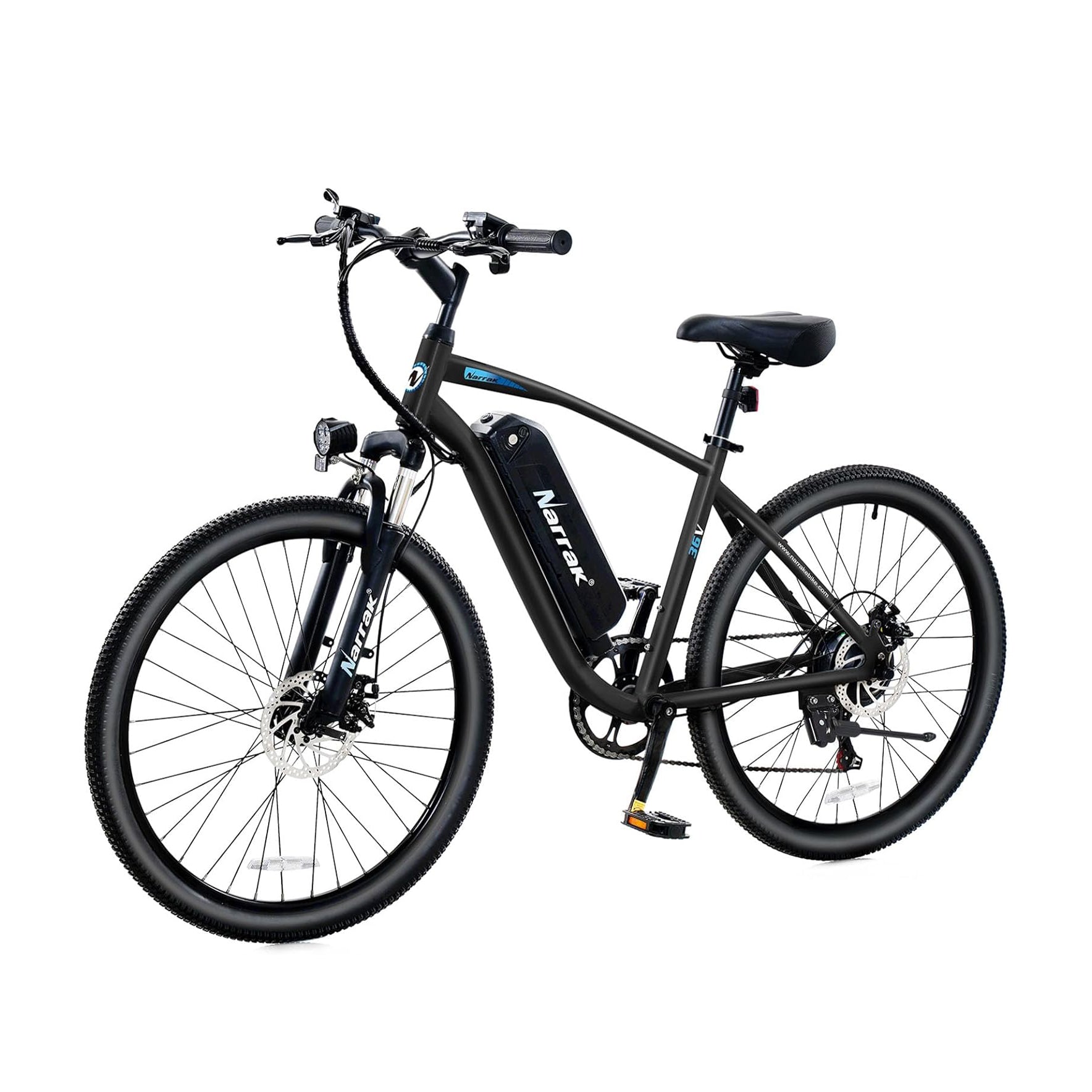 540W Peak Motor 36V 10.4AH Removable Battery Mountain Bike Black