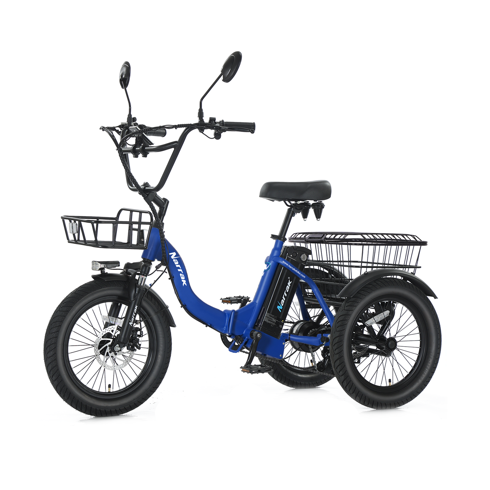 Electric Trike N3: 700W Peak, 40-Mi