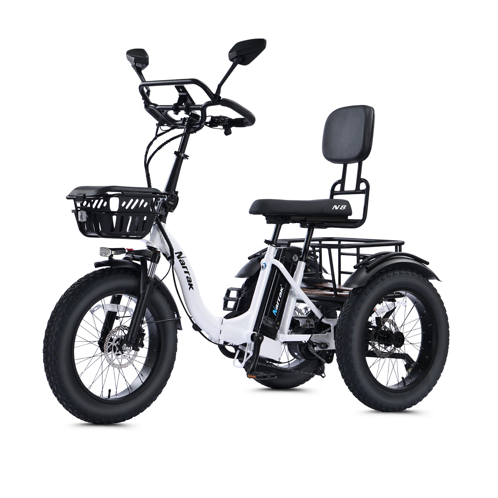 N8 Semi-Recumbent E-Trike | For Seniors, UL | Narrak E-Bike