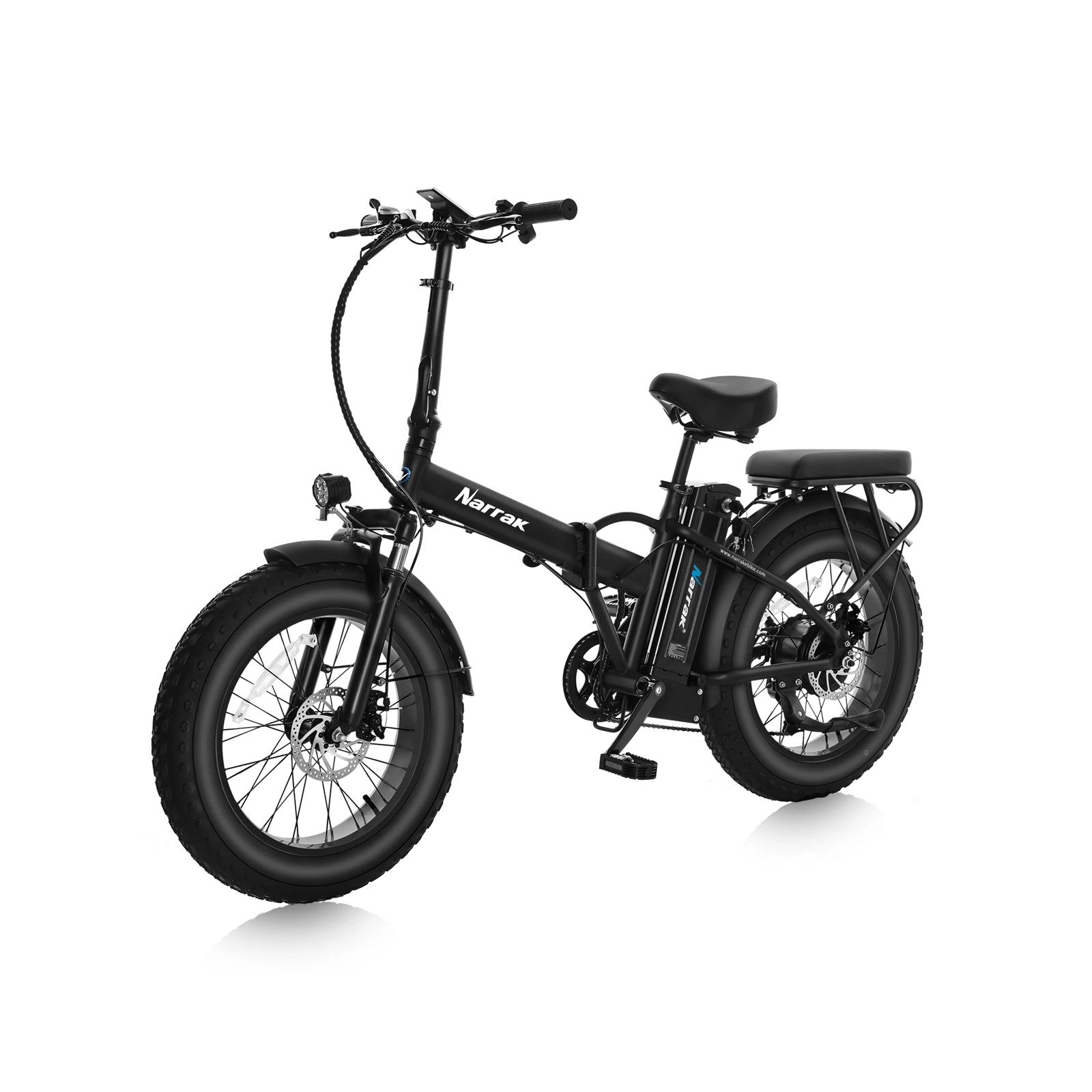 Folding Electric Bicycle with Peak 1100W Motor 48V 13AH 624WH Removable Battery Step Over / Thru E-Bike
