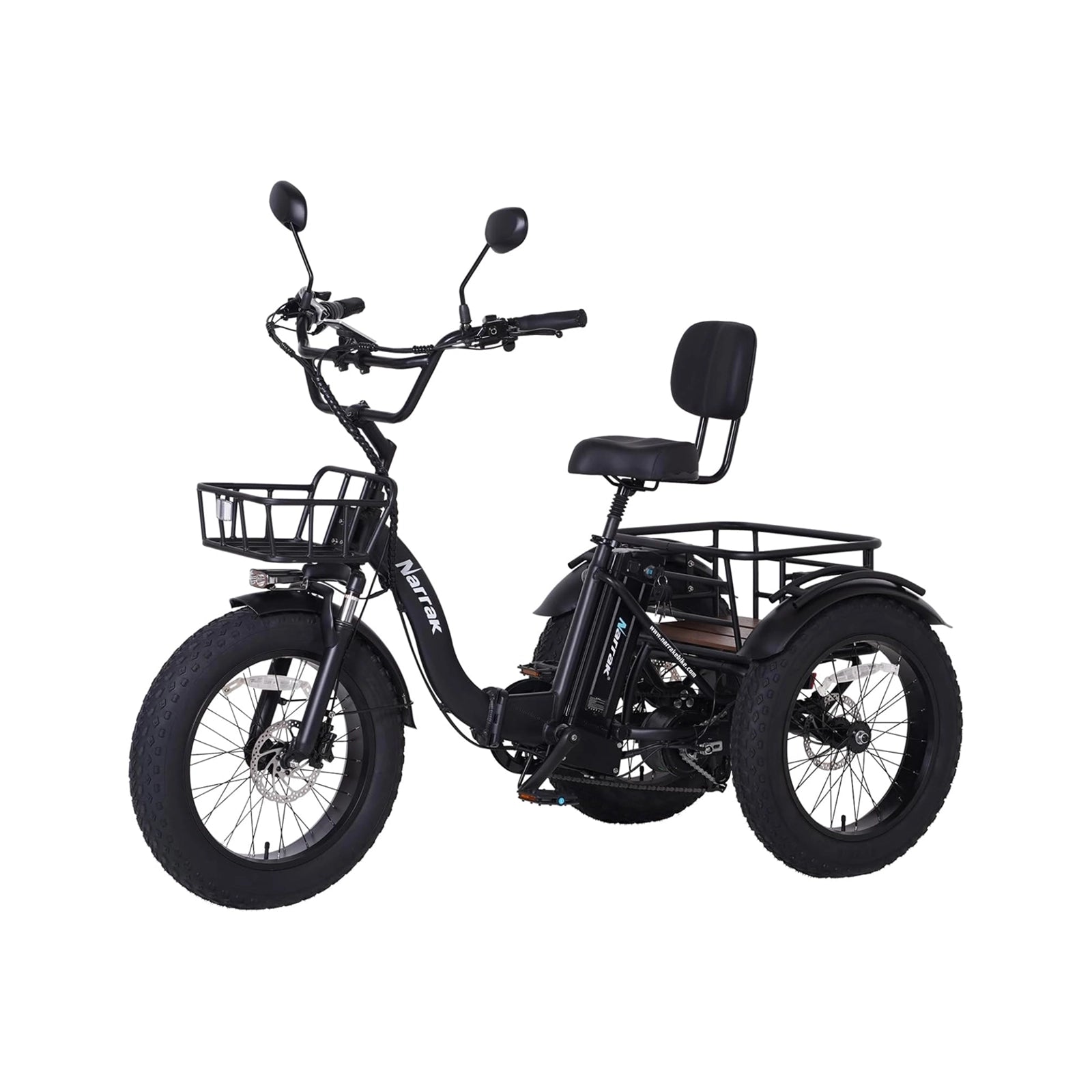 Folding Electric Tricycle S180 (Black)