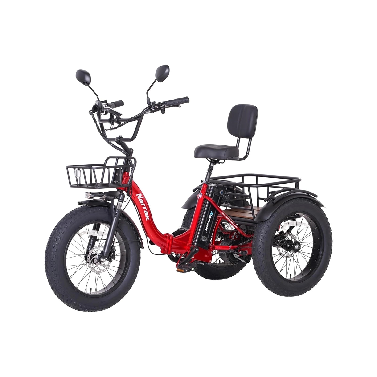 S180 Folding E-Trike: Hydraulic Diff, 50-Mi | Narrak – Narrak E-Bike