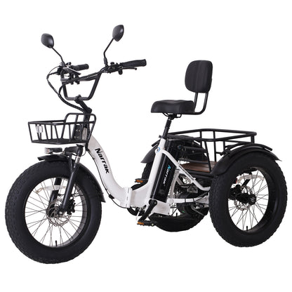 Folding Electric Tricycle S180 White