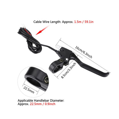 Left Brake Handle For S126 S127 S128 S129 M3 M201 M211 M301 (Left Brake Handle-A)